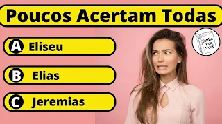 QUIZ BÍBLICO – 10 PERGUNTAS PARA TESTAR SEUS CONHECIMENTOS SOBRE A BÍBLIA