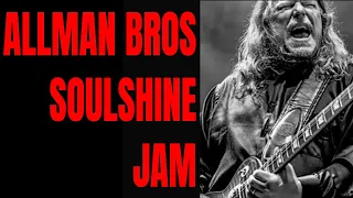 Soulshine Allman Brothers Style Southern Guitar Jam Track (Bb Major)