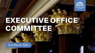 Committee for the Executive Office meeting, Wednesday 3 March 2021