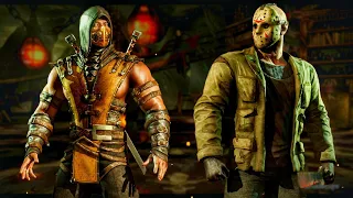 Ninjutsu Scorpion Vs Slasher Jason | Very Hard | Mortal Kombat X