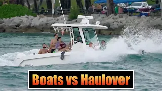 Getting The Family Soaked | Boats vs Haulover Inlet