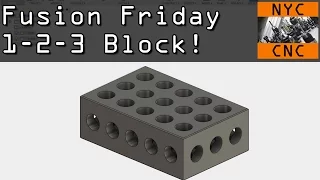 How To Model a 1-2-3 Block in Fusion 360! FF2
