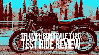 Triumph T120 Bonneville Testride review VS Speed twin [Eng Subs]