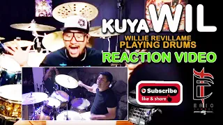 Drummer’s Reaction video | Willie Revillame Plays drum | Rock with you | Live drum cover