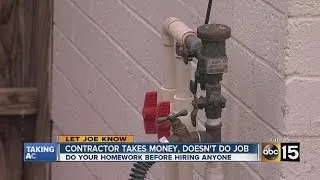 Do your homework before hiring a contractor
