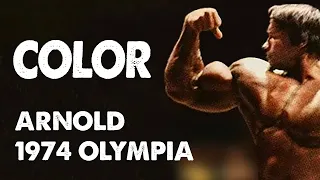 Arnold Schwarzenegger 1974 Mr. Olympia Pictures In Color Part 1