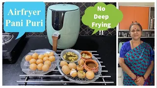 Perfect Paani Puri I Air fryer Paani Puri I