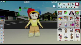 ROBLOX, Pidiendo dulce o truco en Brookhaven, disfraz de Pomni. Princess Iramienta02