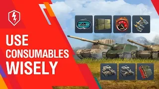 WoT Blitz. Tutorial. Unique Consumables and Provisions | How to Use