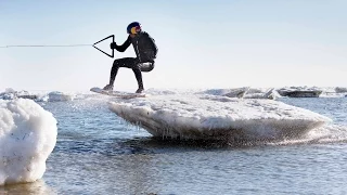 Wakeskating Icebergs in Cape Cod w/ Brian Grubb