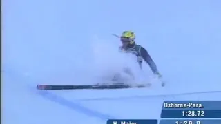 Alpine Skiing - 2005 - Men's Downhill Training - Maier crash in Bormio