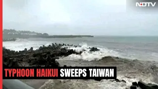 Typhoon Haikui Leaves Trail Of Destruction In Taiwan, 7,000 Evacuated