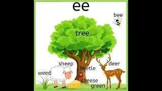 'ee' Words | Blending Phonics Phase 3/Didraph ee/Blending of ee words/