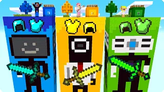 😎ЧАНК ТВ МЕНА vs СПИКЕРМЕНА vs ПРОЕКТОР МЕНА В МАЙНКРАФТ! ШЕДИ ЛЕСКА И НУБИК MINECRAFT