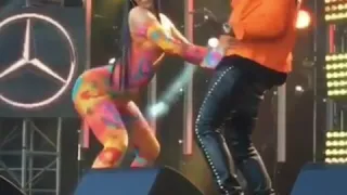 Cardi B /Offset performed Clout/ In Beverly Hills California