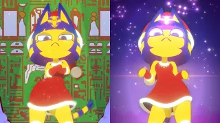 Ankha dance happy New Year (Merry Christmas) animation meme