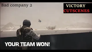 All Russian victory cutscenes - Battlefield Bad Company 2 multiplayer