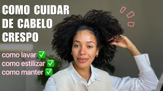 ÚNICO VÍDEO que você precisa para aprender a cuidar do seu crespo | Para iniciantes