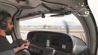 First Solo Flight in a Cirrus SR20 out of KVNY