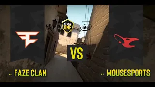 CS:GO :- Mousesports vs. FaZe Clan - ESL One: Road to Rio- [ Mirage ] Map 1