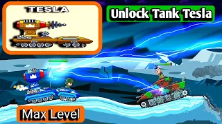 Unlock Tesla The Best Tank Max Level In Hills Of Steel Game