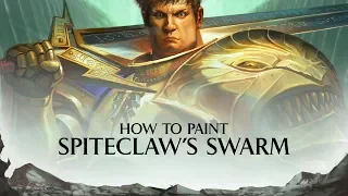Shadespire  - How to Paint Spiteclaws Swarm.