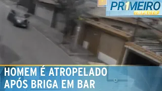 Briga em bar termina em atropelamento brutal em Santo André (SP) | Primeiro Impacto (11/09/23)