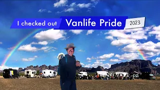 I went to Vanlife Pride. That’s right. I camped with people.