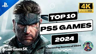 Top 10 New Upcoming PS5 Games of 2024 (4K 60FPS)