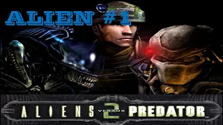 THE BEST ALIEN EXPERIENCE WITH THE WHOLE LIFECYCLE ! LET'S PLAY ALIENS VS PREDATOR 2 MISSION 1 BIRTH