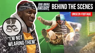 KSI LOVES SANDALS?! Behind The Scenes: BIG DEAL ENERGY | ft. Behzinga, Calfreezy & Munya Chawawa