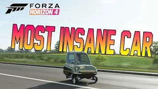 Forza Horizon 4 - WORLDS SMALLEST CAR WITH MOTORBIKE ENGINE! INSANE