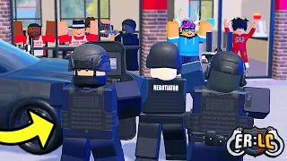 Restaurant HELD AT GUNPOINT AND ROBBED! - ERLC Roblox Liberty County