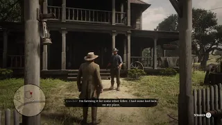 Red Dead Redemption 2 - John Visits Macfarlane's Ranch 4 Years Before RDR1