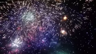 "Fort Worth fourth" July 4th 2016 fireworks w/fire explosion (Ending)