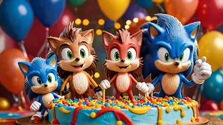 Sonic Movie Cake Toppers