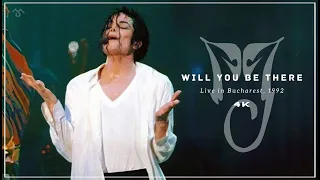 Michael Jackson | Will You Be There (Dangerous Tour Bucharest - 4K)