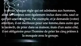 Explication de la prière (Salat) pour les femmes - cheikh al Albani