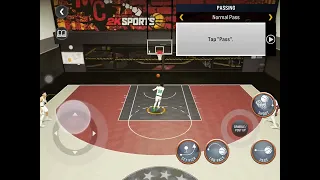 2k22 mobile self lob dunk