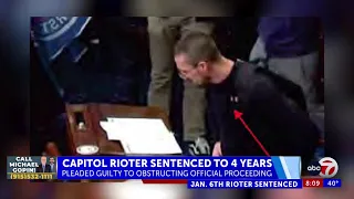 January 6 rioter who helped kick open door to Capitol sentenced to nearly 4 years on two-year ...