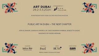 Public Art in Dubai - The Next Chapter