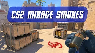 CS2 | THE MUST KNOW SMOKES FOR MIRAGE T-SIDE [2024]