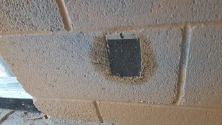 Patching cinder block