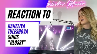 Voice Teacher Reacts to Daneliya Tuleshova- Glossy (live) You Show 2021