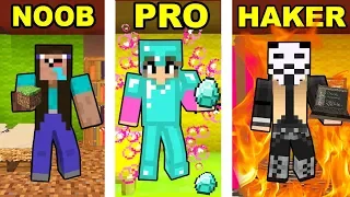 DZIEWCZYNA NOOB VS PRO VS HAKER ! - *KTO LEPSZY ?!* - MINECRAFT