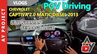 POV Driving Chevrolet Captiva Matic Diesel 2013