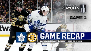 Gm 2: Maple Leafs at Bruins 4/22 | NHL Playoffs 2024