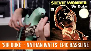 Nate Watts' bassline from 'Sir Duke', by Stevie Wonder