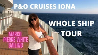 P&O IONA CRUISE SHIP TOUR - INSIDE LOOK AT P&O CRUISES NEW SHIP (INC. COOKING WITH A CELEBRITY CHEF)
