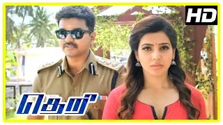 Theri Movie scenes | Vijay tries convincing Samantha's father | Mahendran wants Vijay deceased